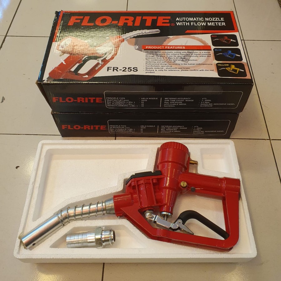 Flo-Rite Automatic Nozzle With Flow Meter FR-25S