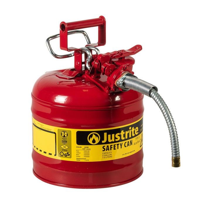 Justrite Safety Can For Flammables, Type II, AccuFlow™ - 7220120