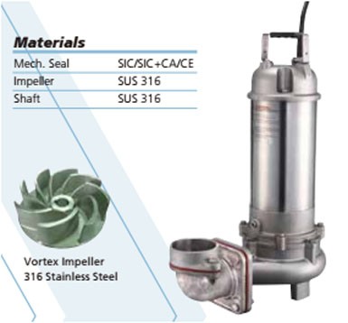 APP Kenji Sewage Submersible Pompa JSB 05A-1