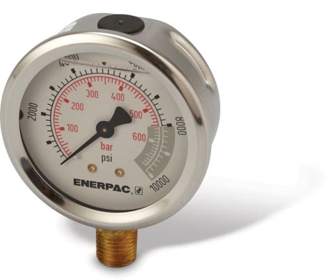 Enerpac G2535L, Hydraulic Pressure Gauge