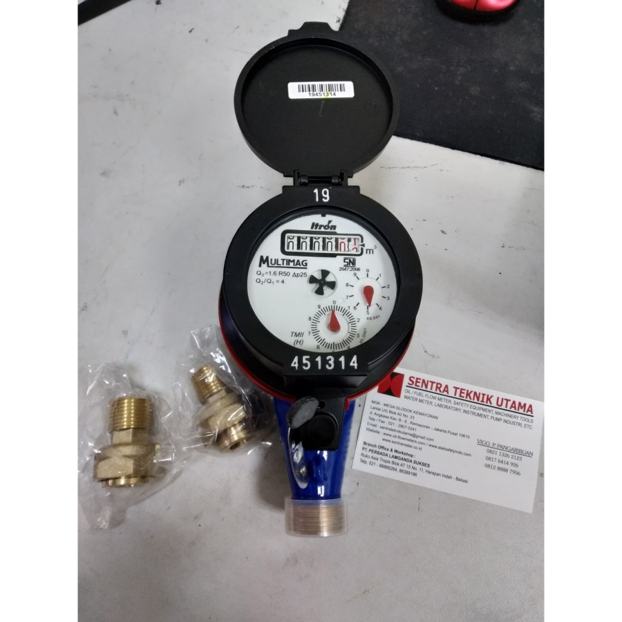 Itron Water Meter Multimag 1/2in DN 15mm