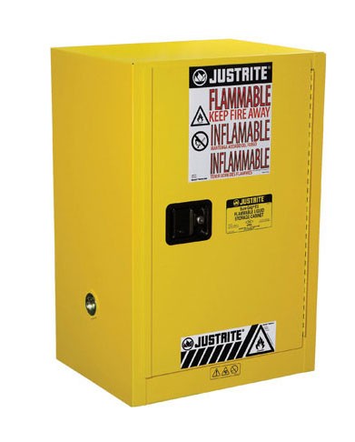 Justrite Sure-Grip EX Compac Flammable Safety Cabinet, 12 Gall 891200