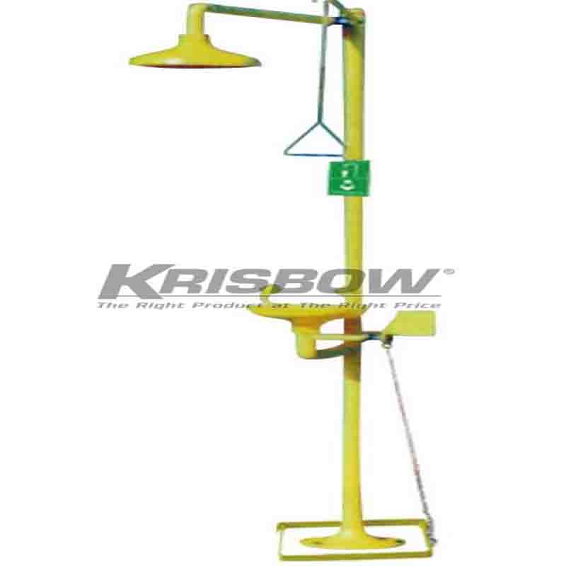 KRISBOW KW1000414 EYE AND FACE SAFETY SHOWER