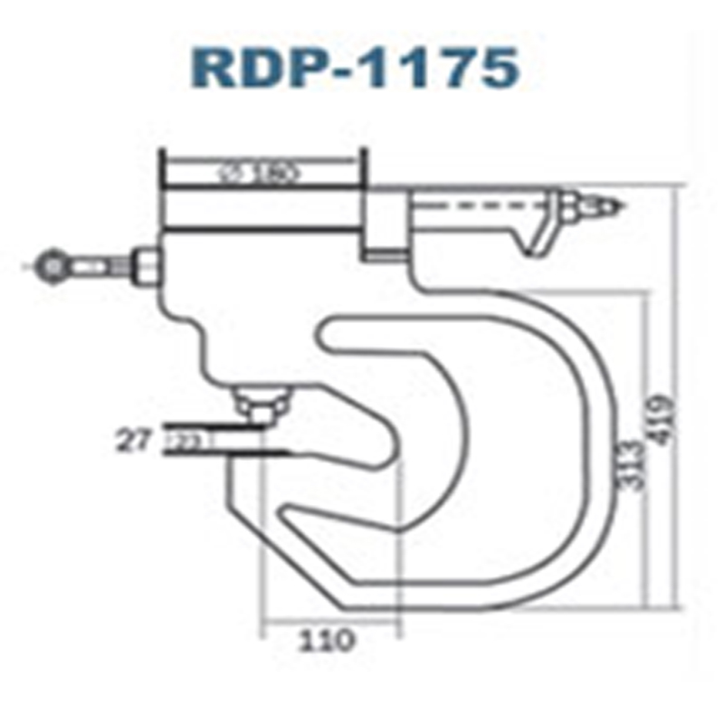 ROYAL HYDRAULIC PUNCHER MACHINE RDP-1175